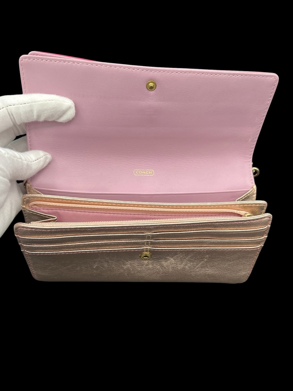 Coach Color-block Crossbody/Wallet - Picture 6 of 6
